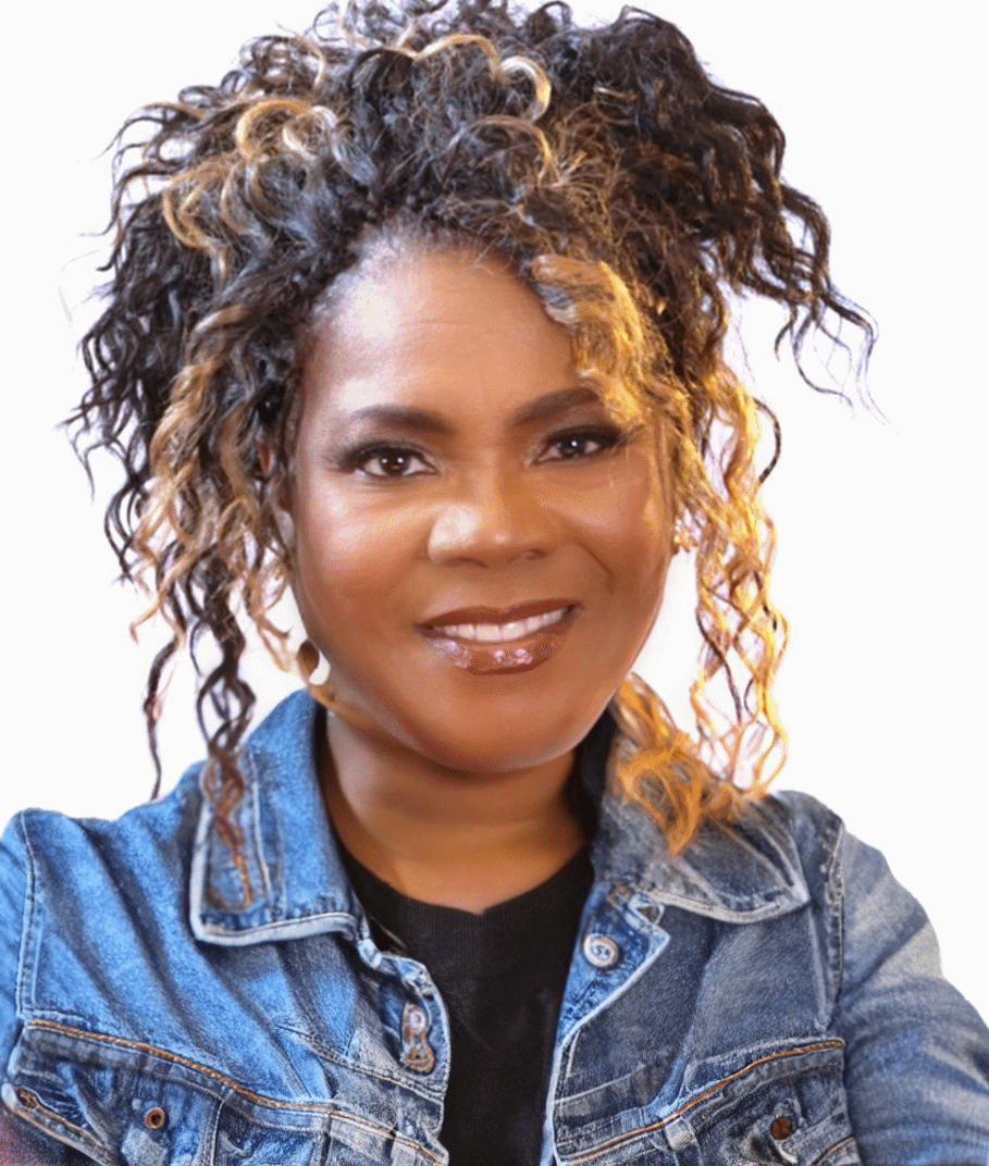 Veronica bRown Headshot Denim Jacket